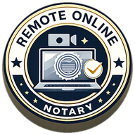 Remote Online Notary badge